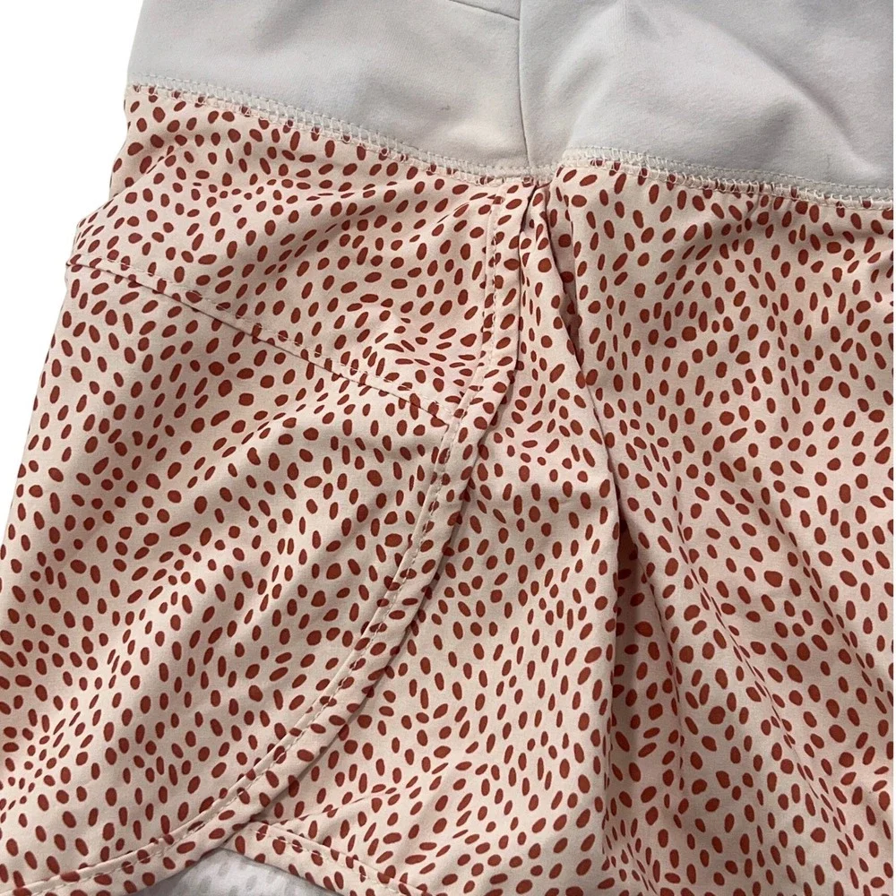 Calia Stay the Path Pink Polka Dot Athletic Sporty Shorts XS Vacation Workout